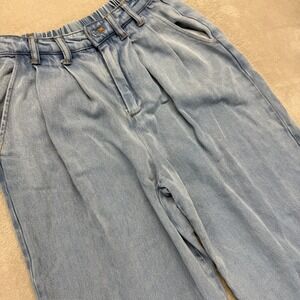 Young Fabulous & Broke Jeans Women's Medium Drapey Wide Leg Pull‎ On Trouser Hem